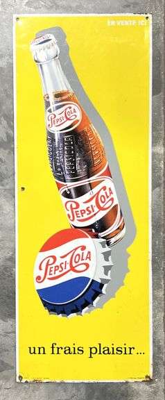 Pepsi-Cola Metal Sign image