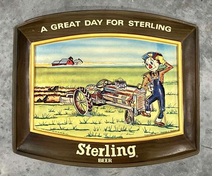 1977 Sterling Beer Vac-U-Form Sign image