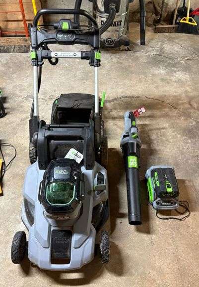 EGO 56V Cordless LM2100 Lawn Mower & LV5300 Blower