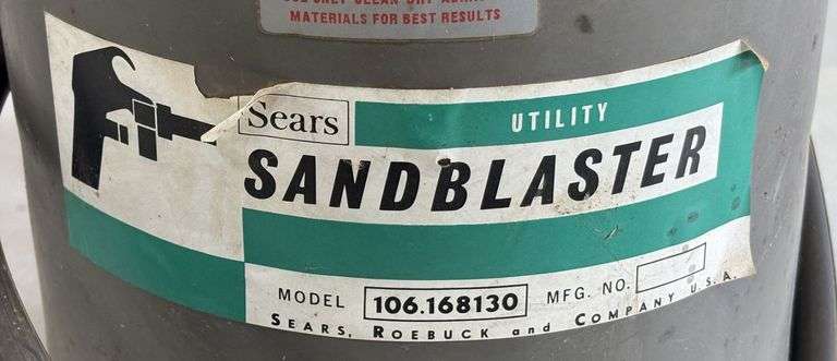 Sears Portable Sand Blaster