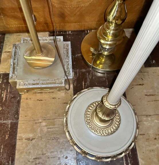Vintage Floor Lamps & Household Items