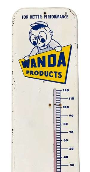 Wanda Products Oil & Grease Metal Thermometer