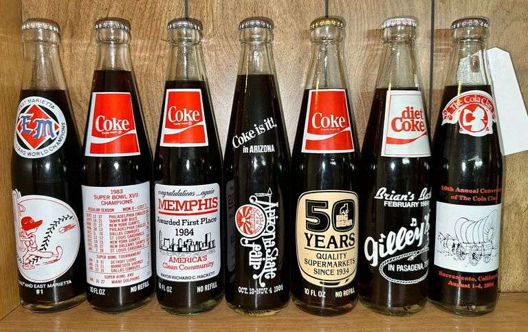 1983-1984 Coca-Cola Commemorative Bottle Collection