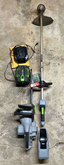 EGO 56V Cordless CS1600 Chainsaw & ST1500SF String Trimmer
