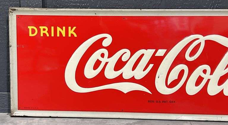 1948 Coca-Cola Metal Sign