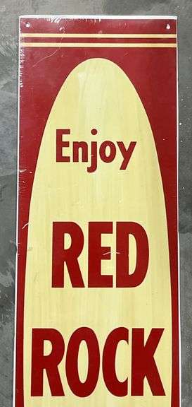 Red Rock Cola Metal Sign