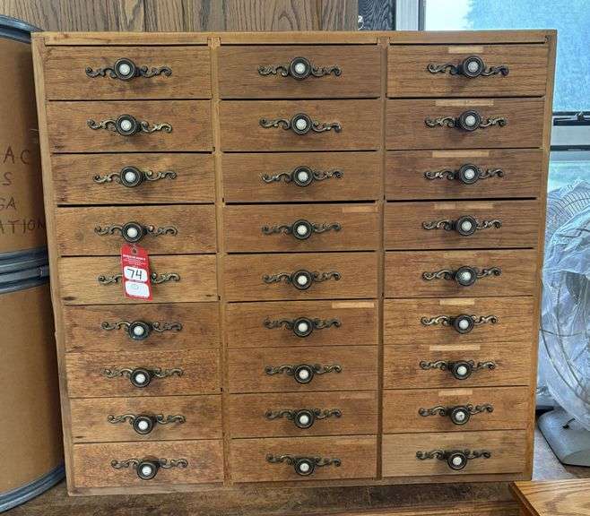 27-Drawer Wooden Organizer