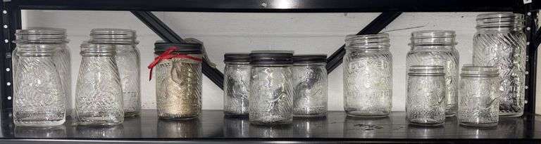 Early Jumbo Peanut Butter Glass Jar Collection image