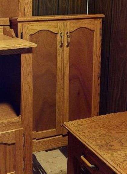 Solid Oak Cabinet