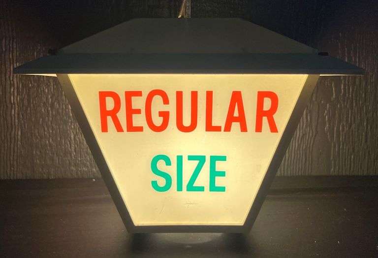 Coca-Cola "Big King Size" Lighted Rotating Lantern Display