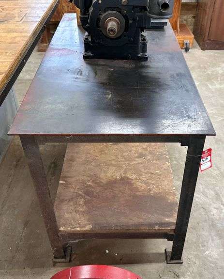 Shop Built Steel Table
