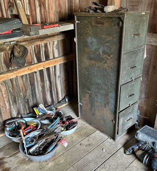 Hand Tools & File Cabinet