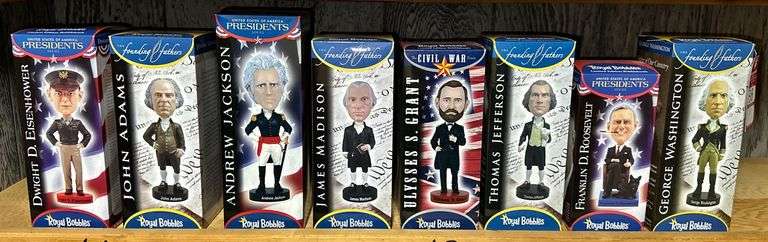 Royal Bobbles Limited Edition Presidential Bobble Heads