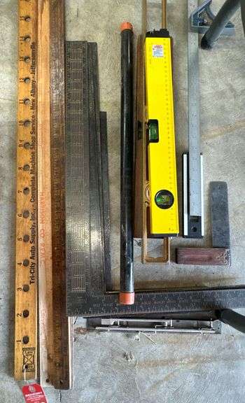 Squares, Levels & Yard Sticks