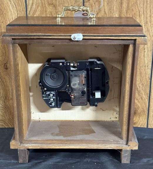 Solid Oak Cased Clock