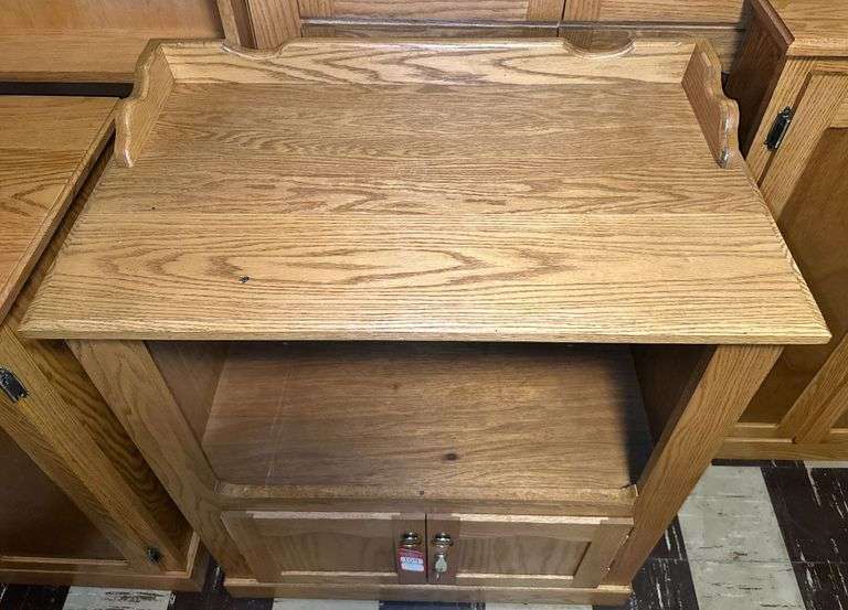 Solid Oak Cabinet