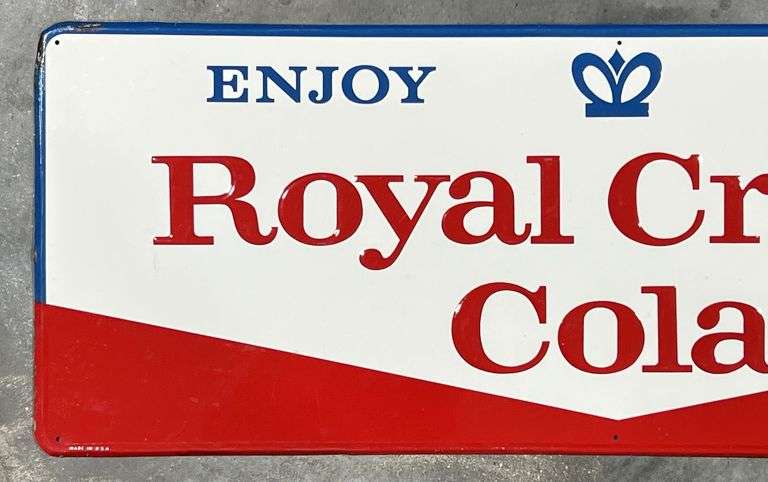 Royal Crown Cola Metal Sign