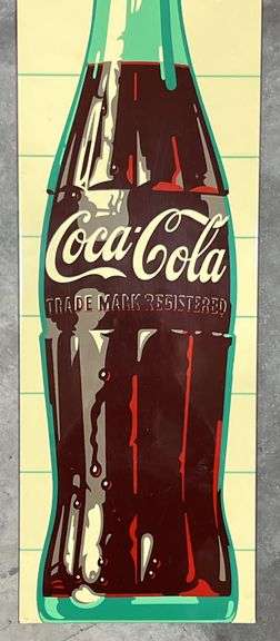 Coca-Cola Metal Arrow Sign