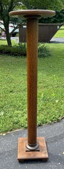 Vintage Tiger Oak Display Stand