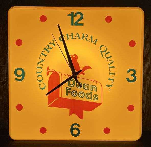 Dean Foods Dualite Clock