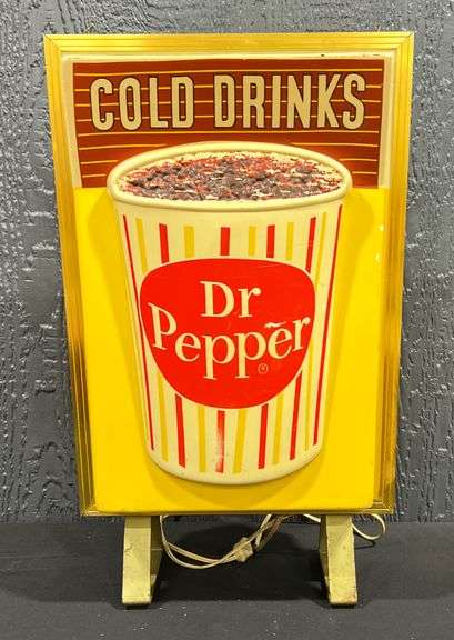 Dr. Pepper Lighted Counter Sign Display image