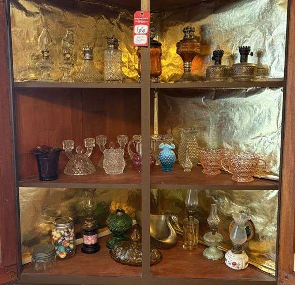 Quality Glassware, Vintage Lamps, & Decorative Items image