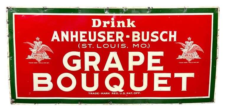 Drink Anheuser-Busch Grape Bouquet Metal Sign image