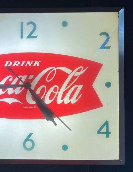 Coca-Cola Swihart Products Lighted Clock