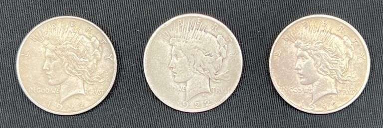 1922 Peace Silver Dollars