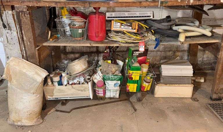 Contents Below Work Bench