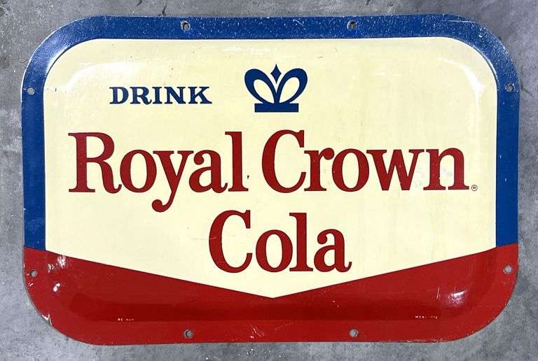 Royal Crown Cola Metal Bubble Sign image