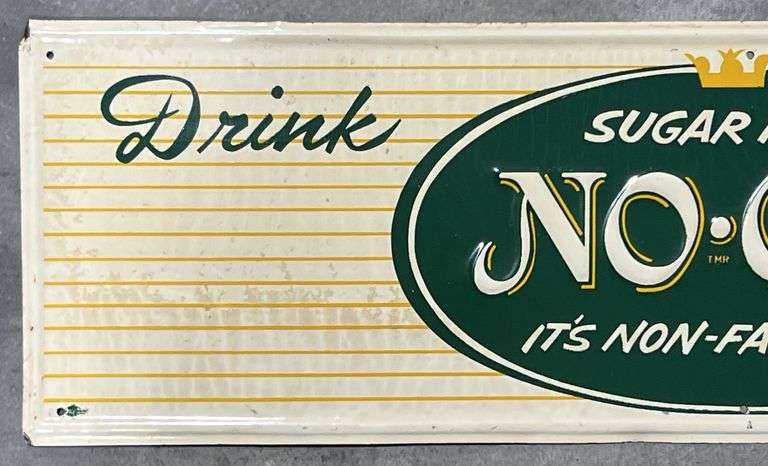 No-Cal Sugar Free Soda Metal Sign