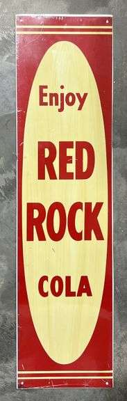 Red Rock Cola Metal Sign image