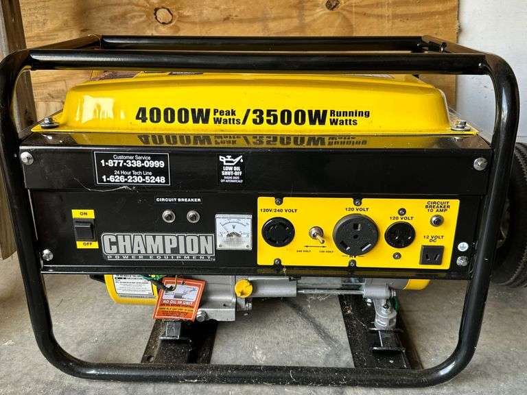 Champion 3500W Portable Generator