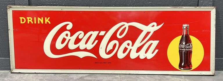 1948 Coca-Cola Metal Sign image