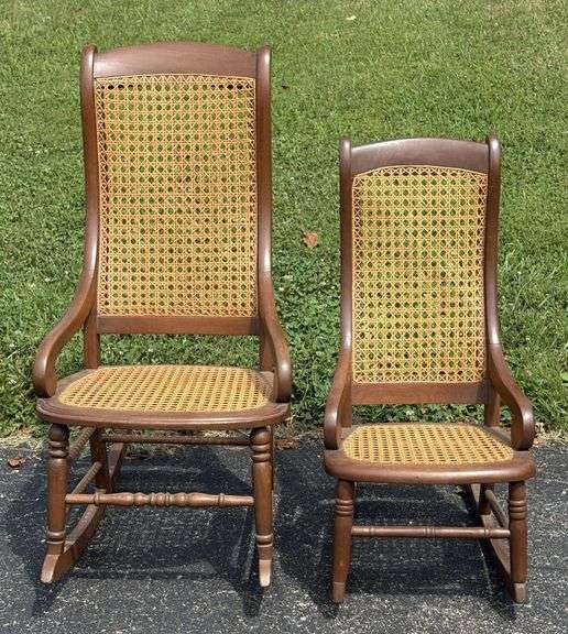 Matching Caned Bottom Rockers