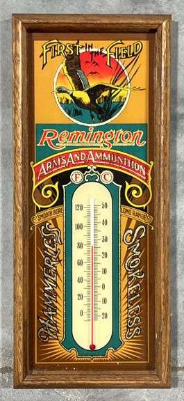 Remington Arms & Ammunition Glass Thermometer image