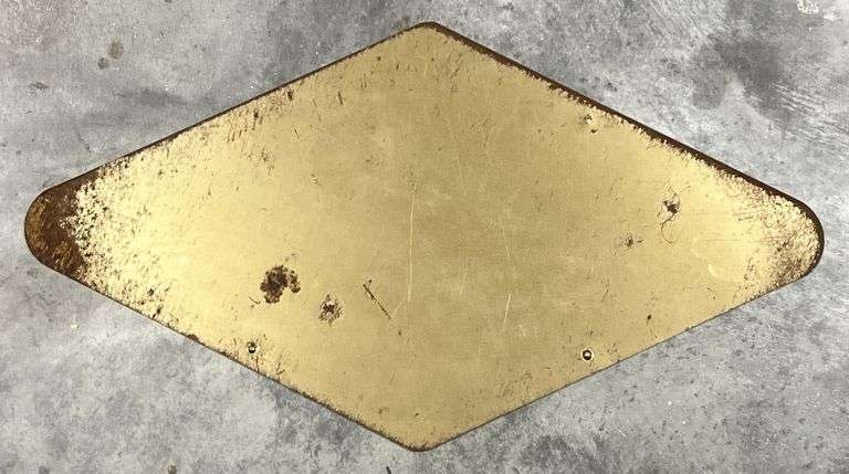 Good Year Fan Belts & Hose Diamond Shaped Metal Sign