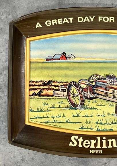 1977 Sterling Beer Vac-U-Form Sign