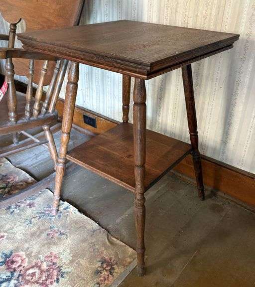 Vintage Rocker & Occasional Table