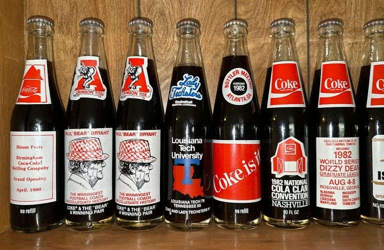 1980-1983 Coca-Cola Commemorative Bottle Collection