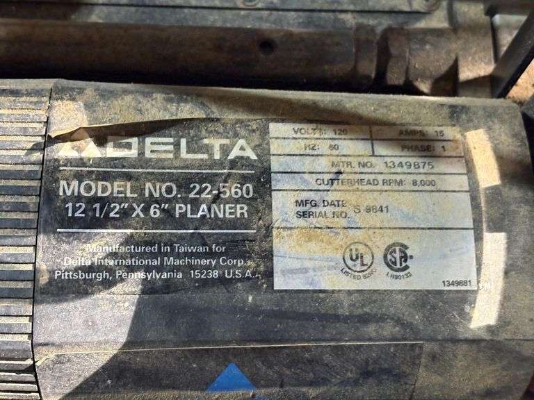 Delta 22560 Planer