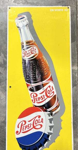 Pepsi-Cola Metal Sign