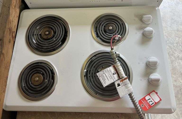 Whirlpool Electric Drop-In Stove Top & Hood