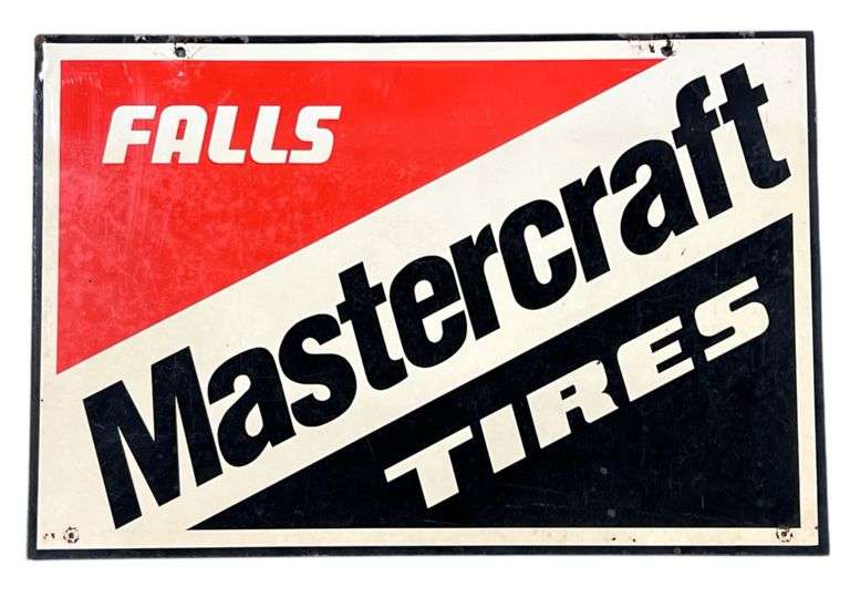 Mastercraft Tires Metal Sign image