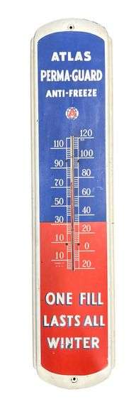 Atlas Perma-Guard Anti-Freeze Metal Thermometer image