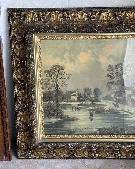 Massive Guiled Oak Leaf Framed Print