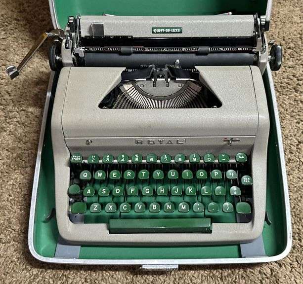 Vintage Royal Type Writer with Case