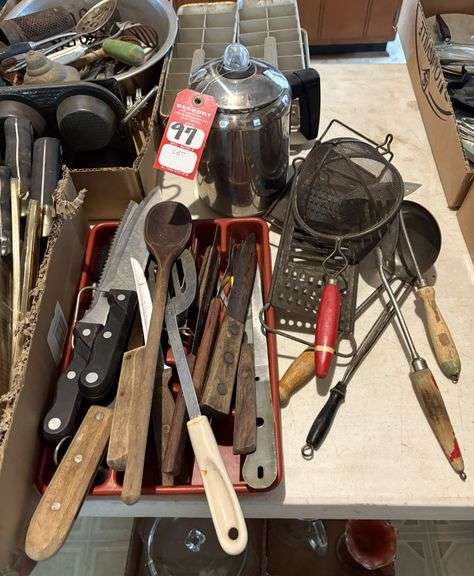 Vintage Kitchen Primitives & Cutlery