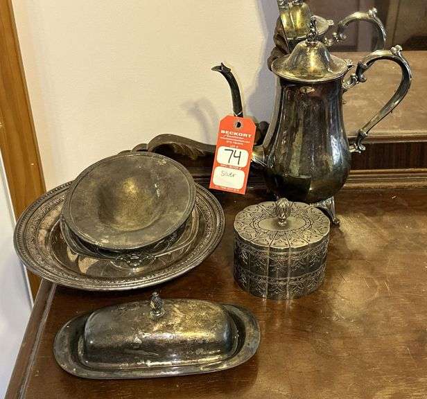Silver Plate Serving Items image
